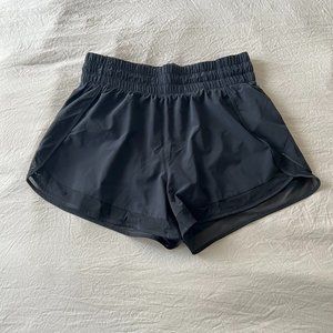 Athleta High Rise Mesh Racer Run 3" Short M